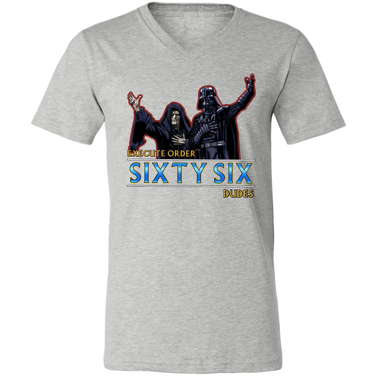 Unisex V-Neck T-Shirt - N87N28CY - Athletic Heather - 7