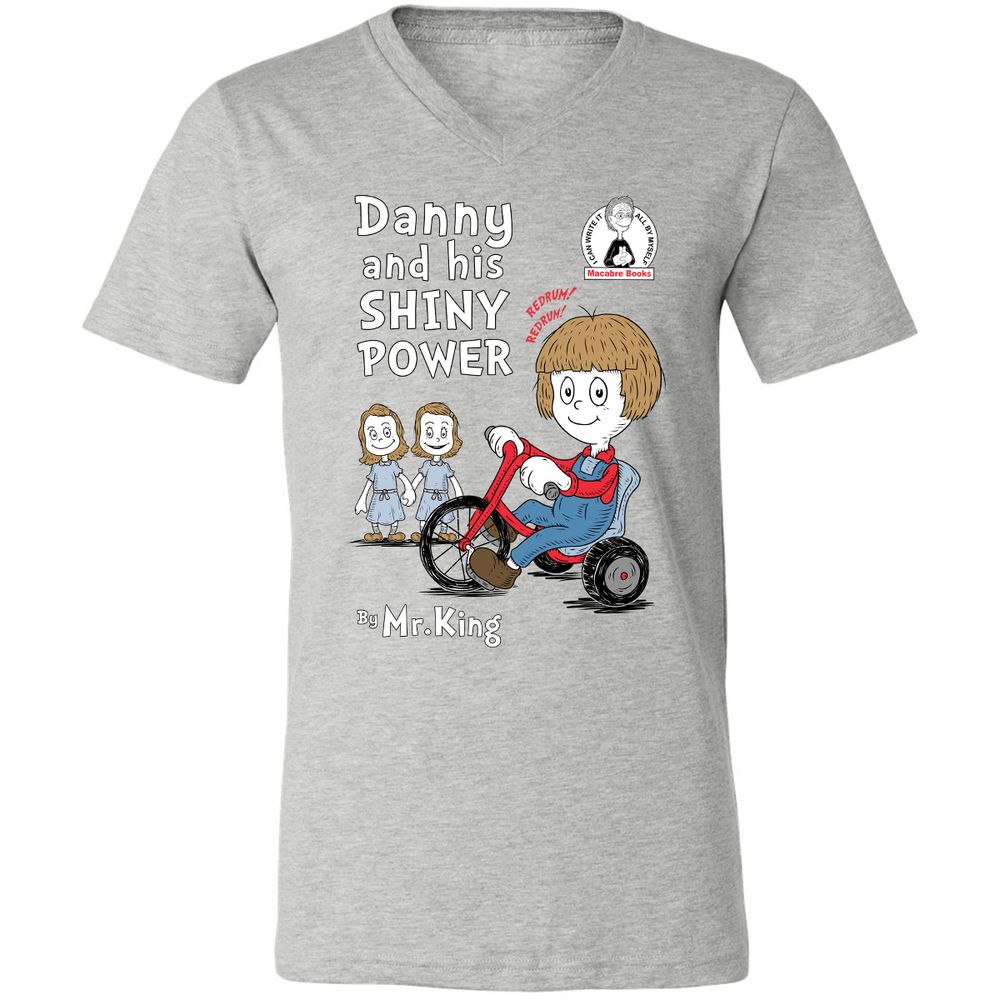Unisex V-Neck T-Shirt - UXAYNK9B - Athletic Heather - 7