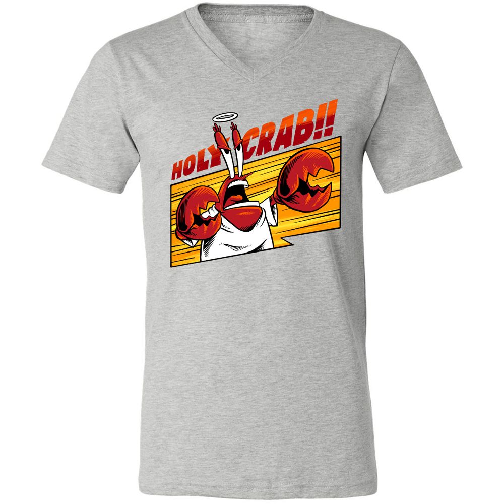 Unisex V-Neck T-Shirt - 9KQY65US - Athletic Heather - 7