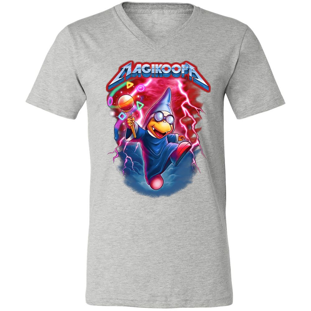 Unisex V-Neck T-Shirt - 86YKXULU - Athletic Heather - 7