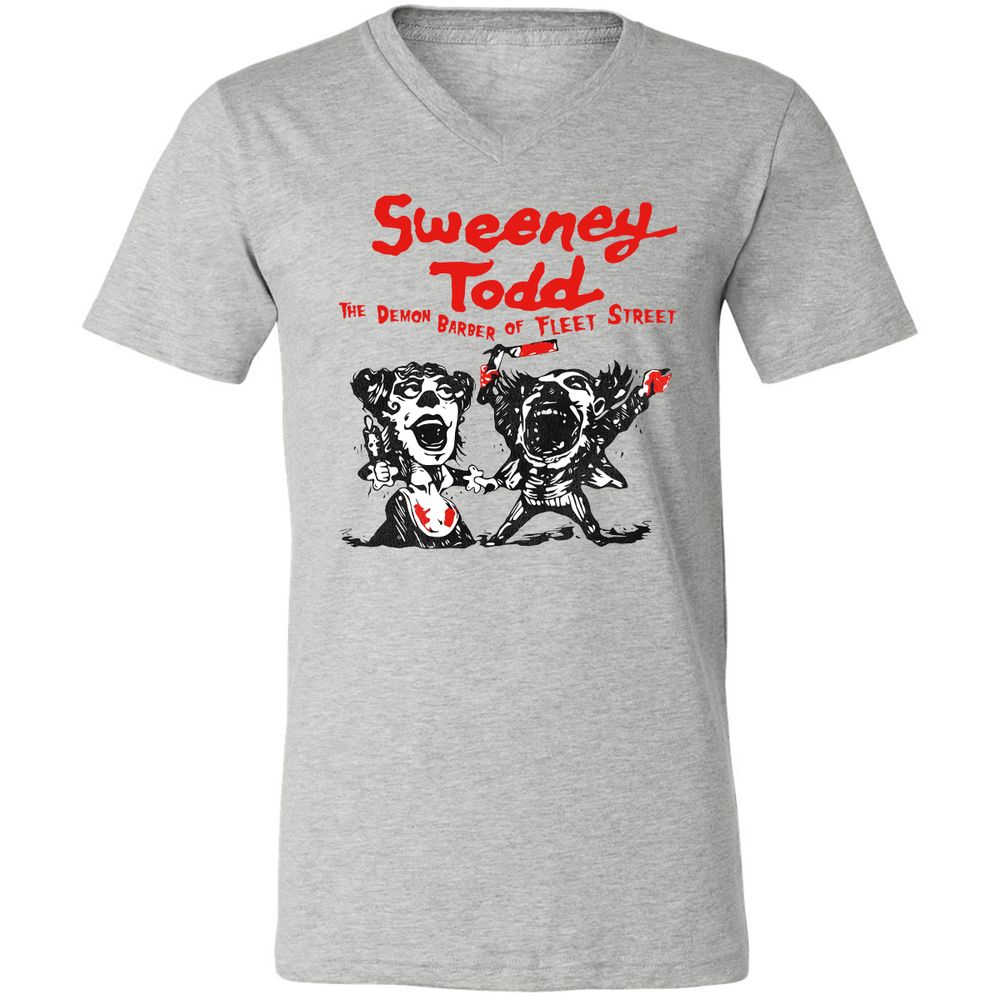 Unisex V-Neck T-Shirt - VVPKU66S - Athletic Heather - 7