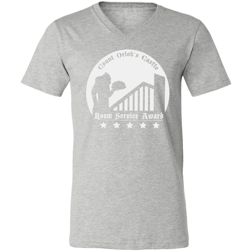 Unisex V-Neck T-Shirt - 5FQ182DM - Athletic Heather - 7