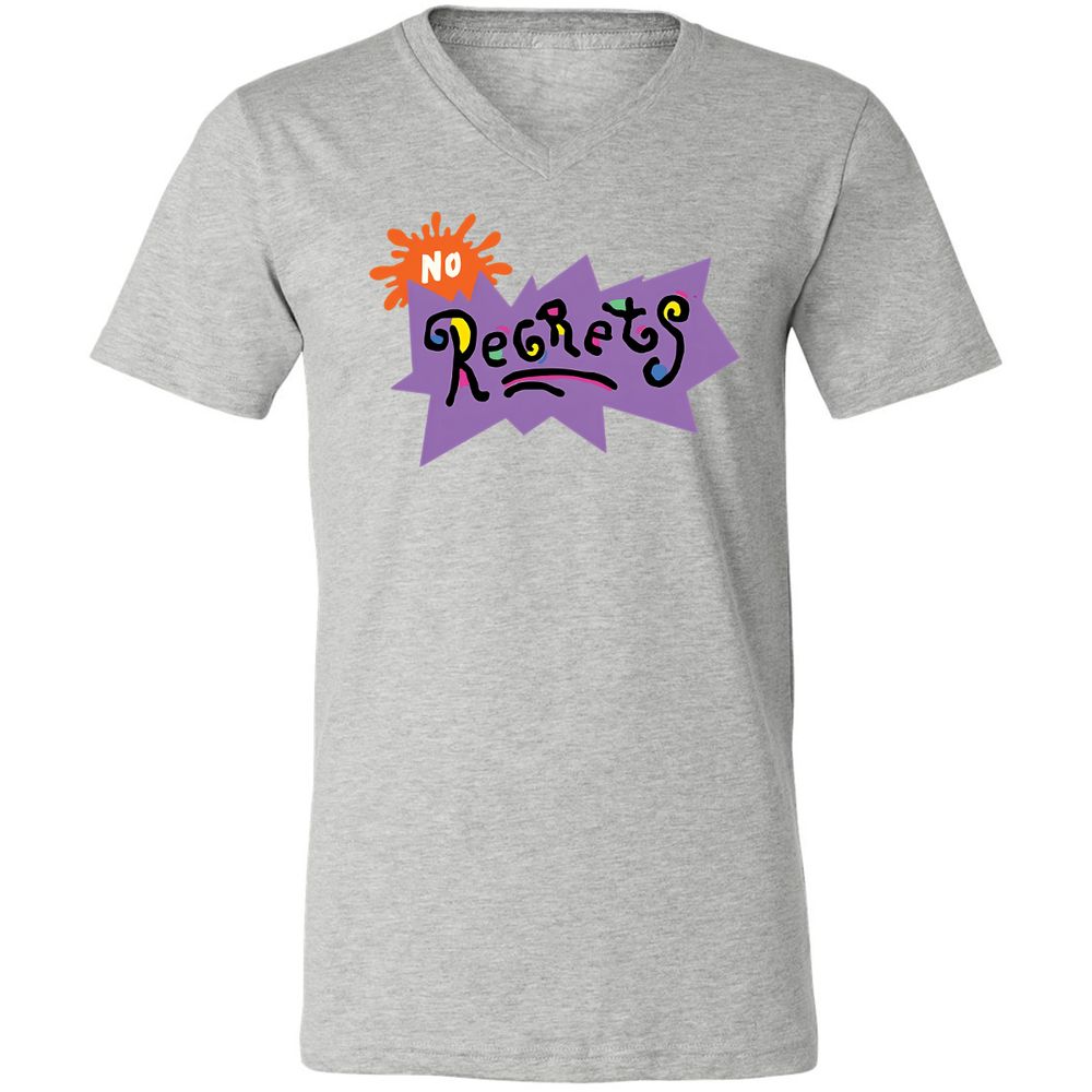 Unisex V-Neck T-Shirt - PDD5KLXM - Athletic Heather - 7