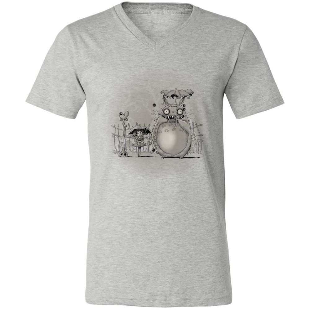 Unisex V-Neck T-Shirt - LVEWHV67 - Athletic Heather - 7