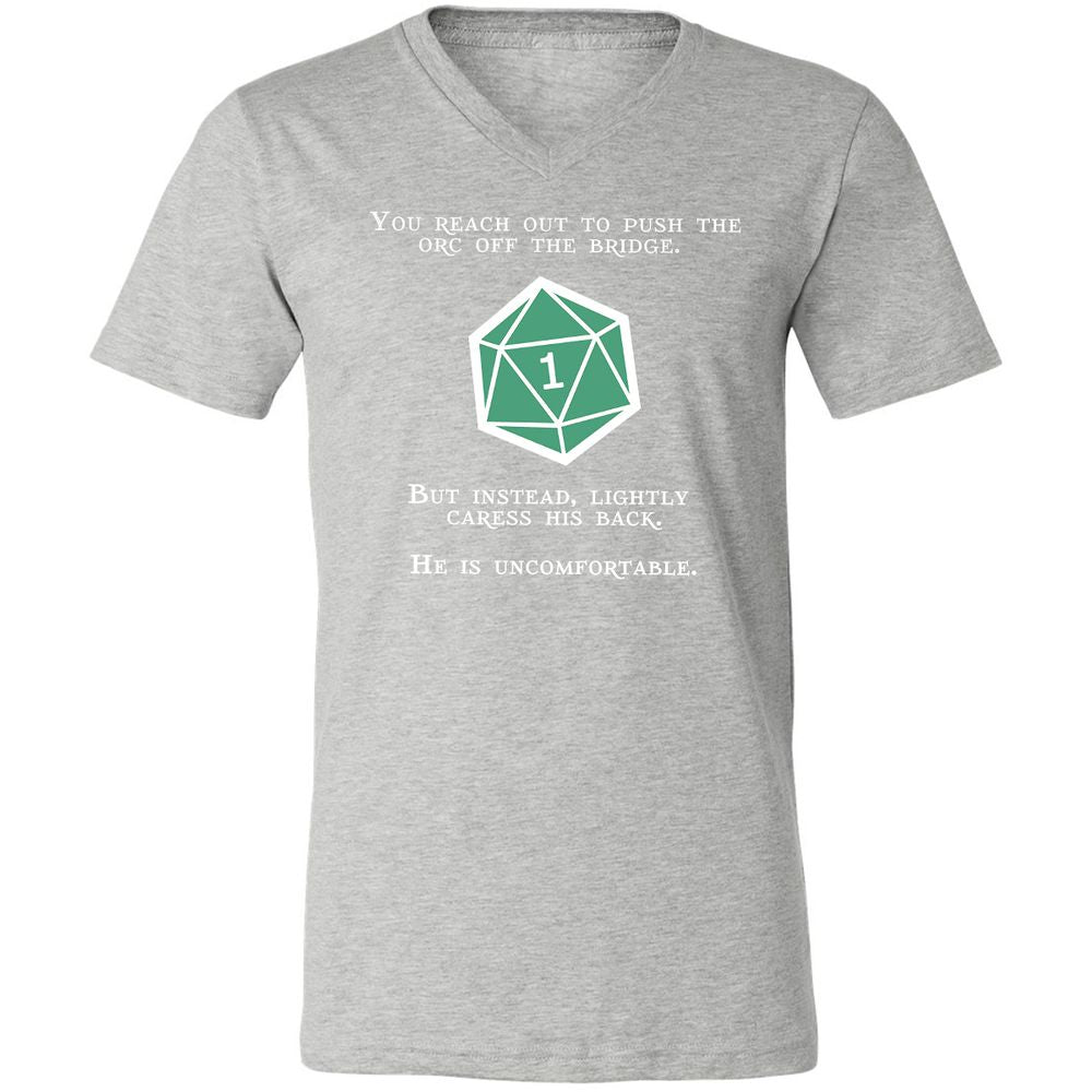 Unisex V-Neck T-Shirt - 9WLTTKDL - Athletic Heather - 7