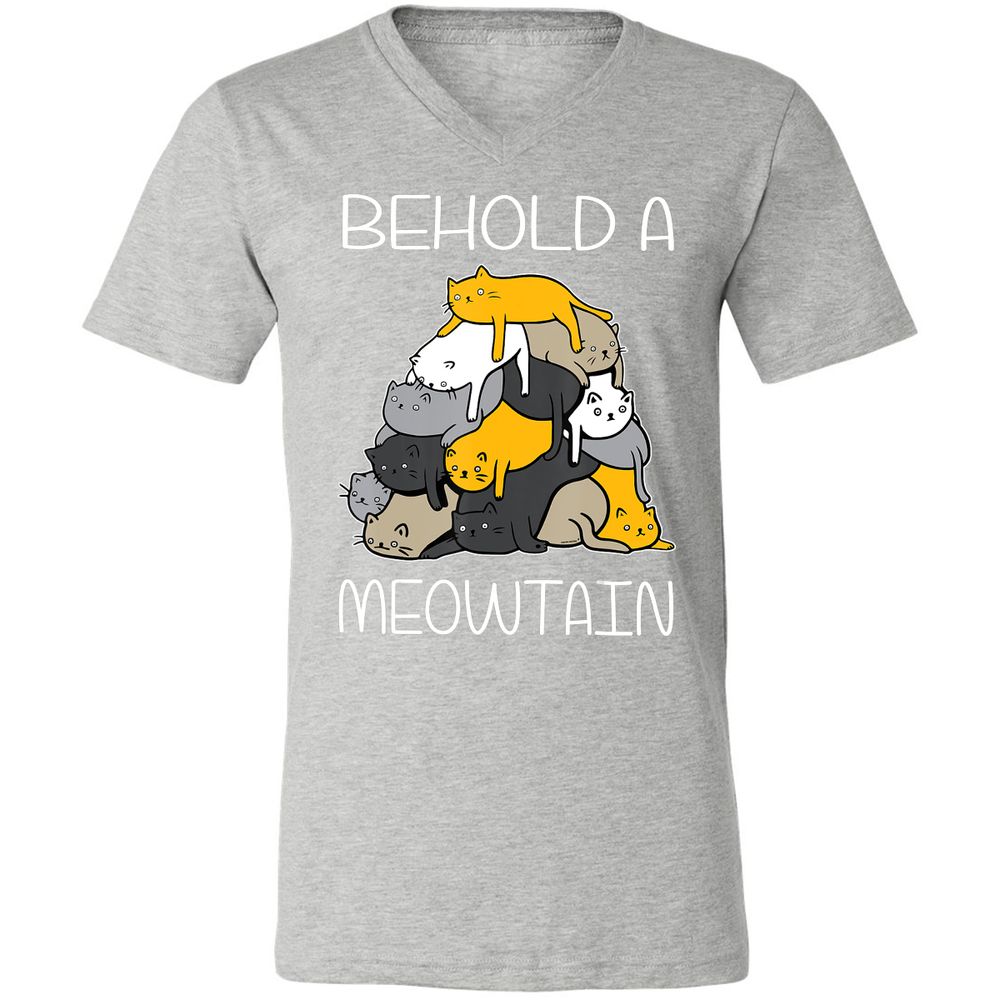 Unisex V-Neck T-Shirt - CEV3XXBY - Athletic Heather - 7