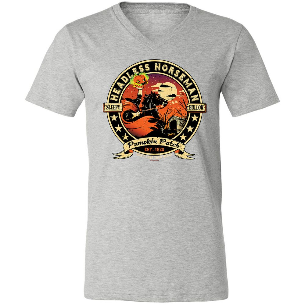 Unisex V-Neck T-Shirt - N5J1YUGM - Athletic Heather - 7