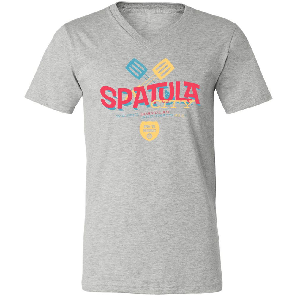 Unisex V-Neck T-Shirt - MPY5R1K1 - Athletic Heather - 7