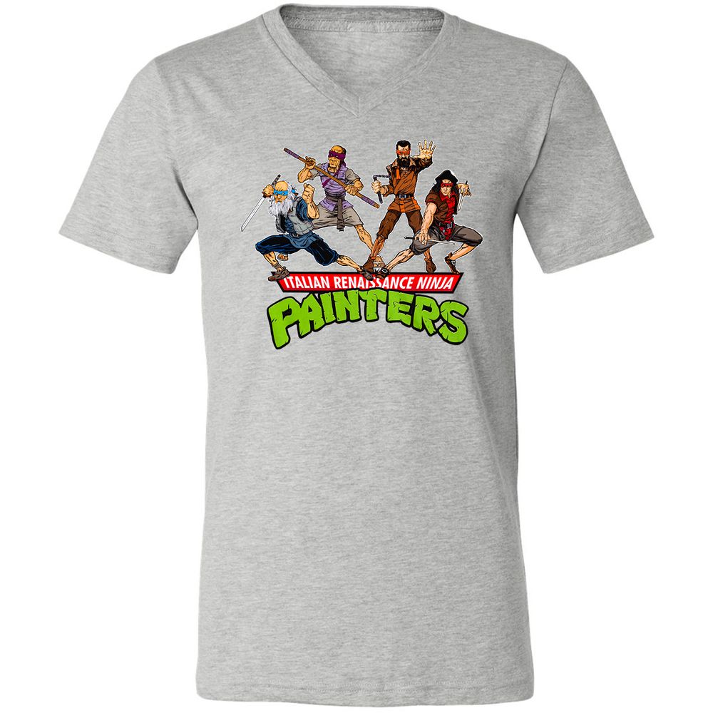 Unisex V-Neck T-Shirt - YTBGRQ4V - Athletic Heather - 7