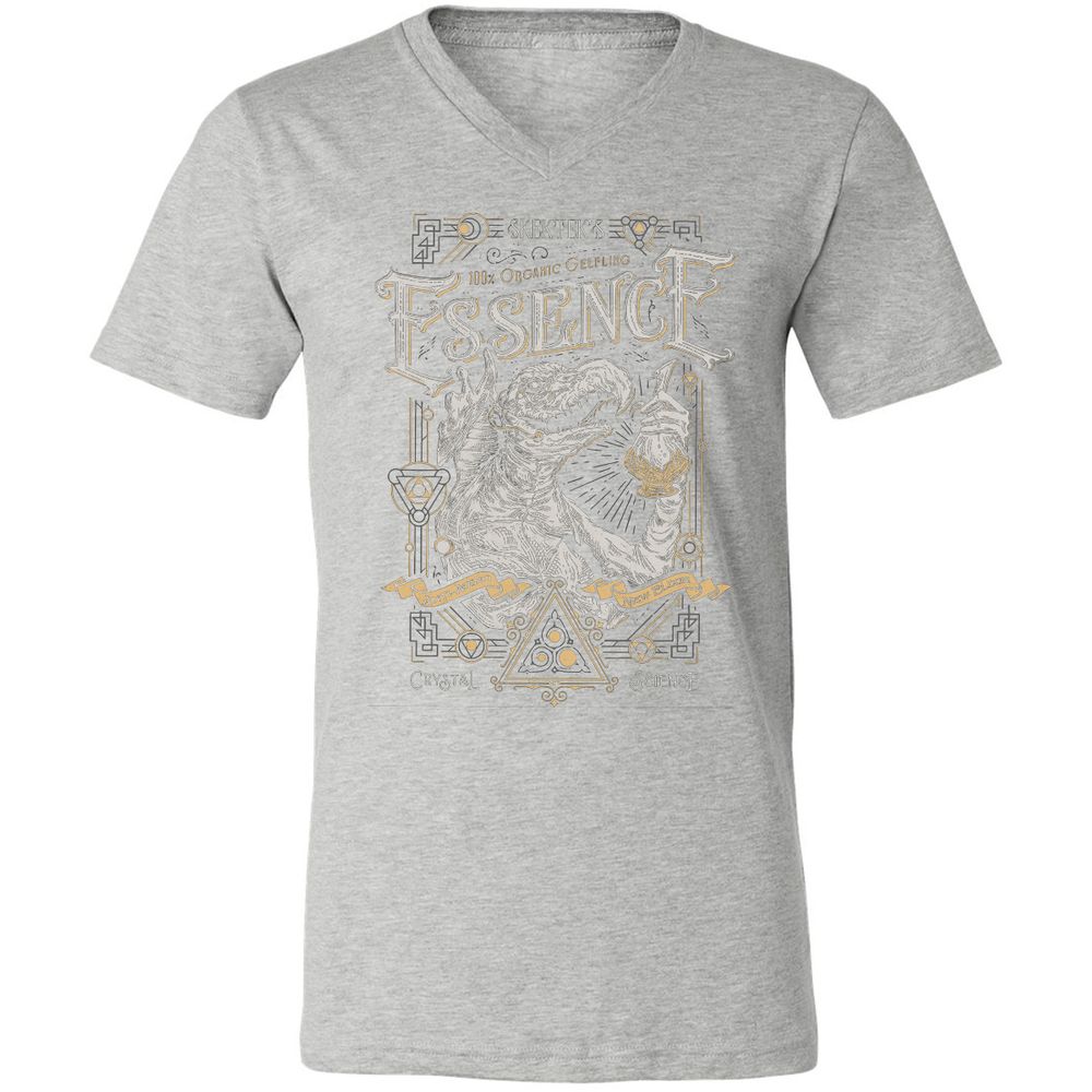 Unisex V-Neck T-Shirt - ZTDBW9XC - Athletic Heather - 7