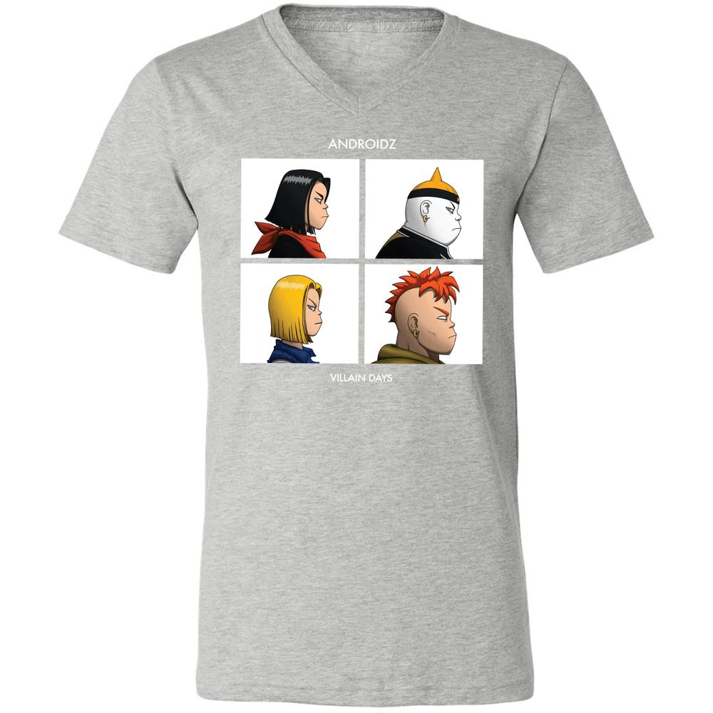Unisex V-Neck T-Shirt - GBCZP2N6 - Athletic Heather - 7