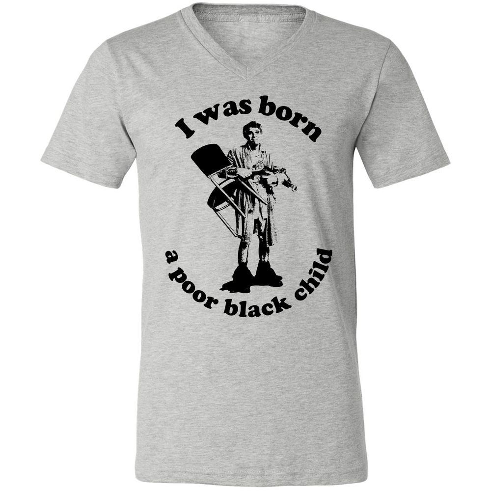 Unisex V-Neck T-Shirt - 2PWJ2PJM - Athletic Heather - 7