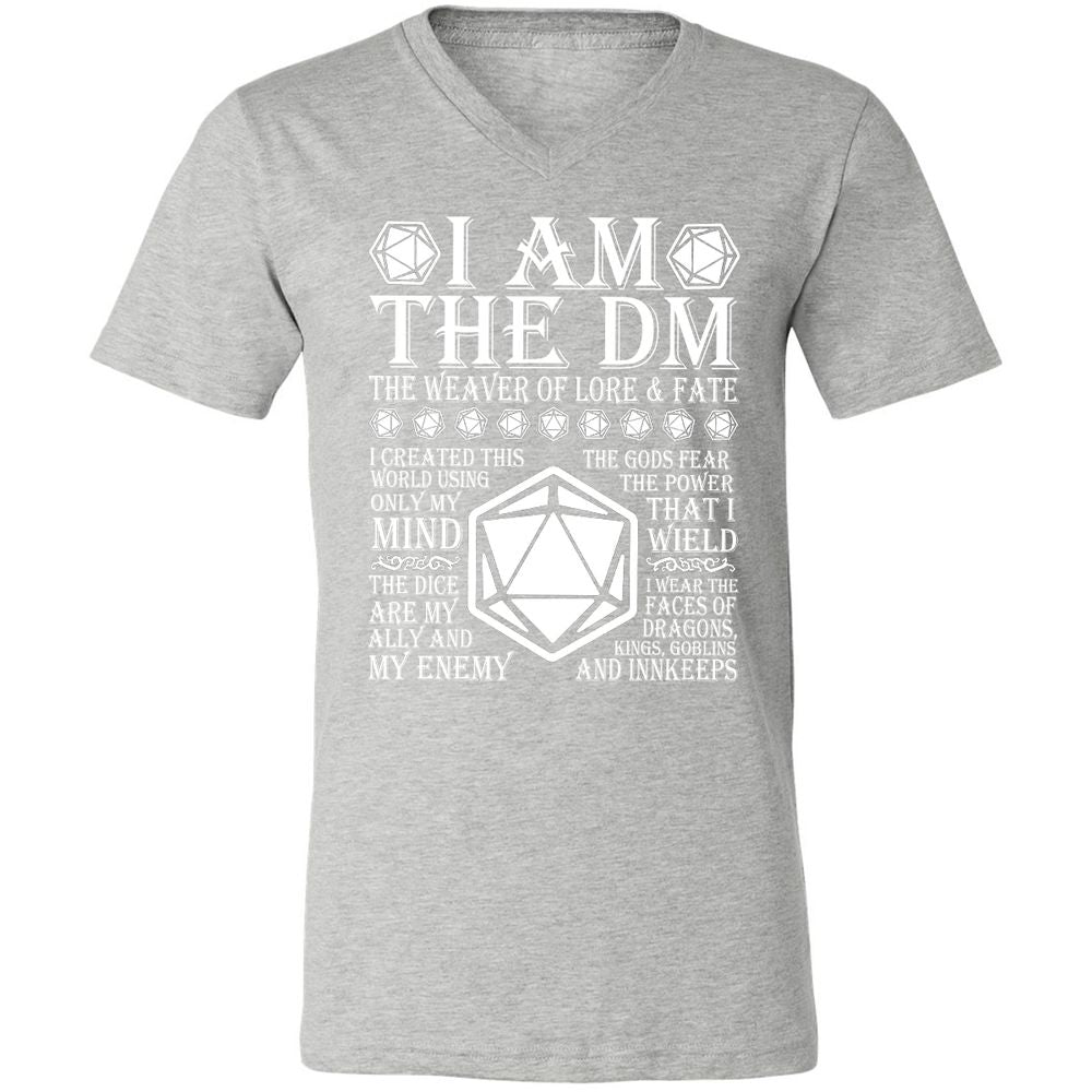 Unisex V-Neck T-Shirt - ED65QE7S - Athletic Heather - 7