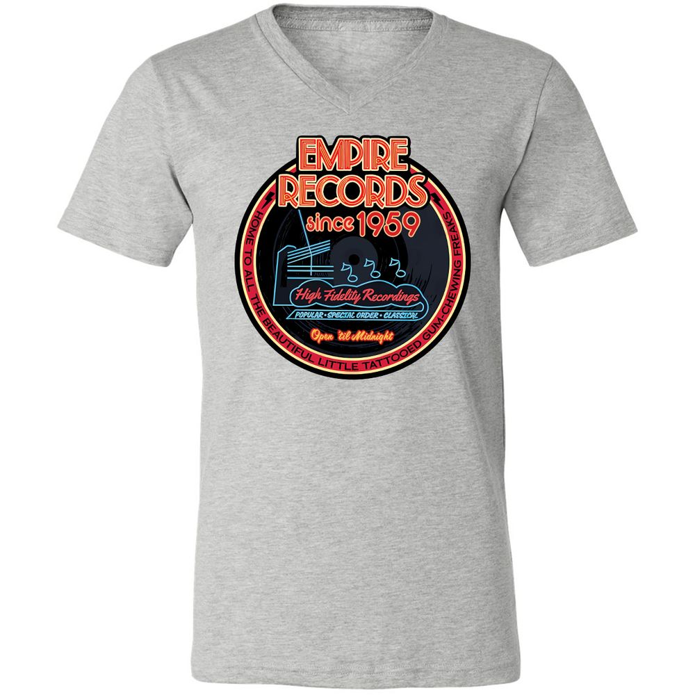Unisex V-Neck T-Shirt - DXHM2546 - Athletic Heather - 7