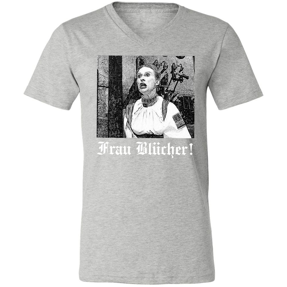 Unisex V-Neck T-Shirt - HQ9KY4Y8 - Athletic Heather - 7