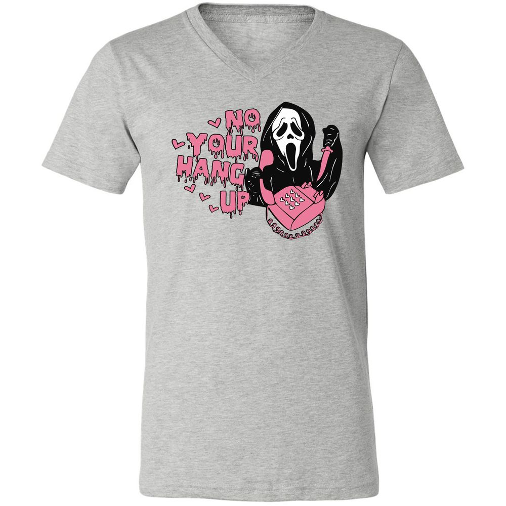 Unisex V-Neck T-Shirt - J9M7CK15 - Athletic Heather - 7