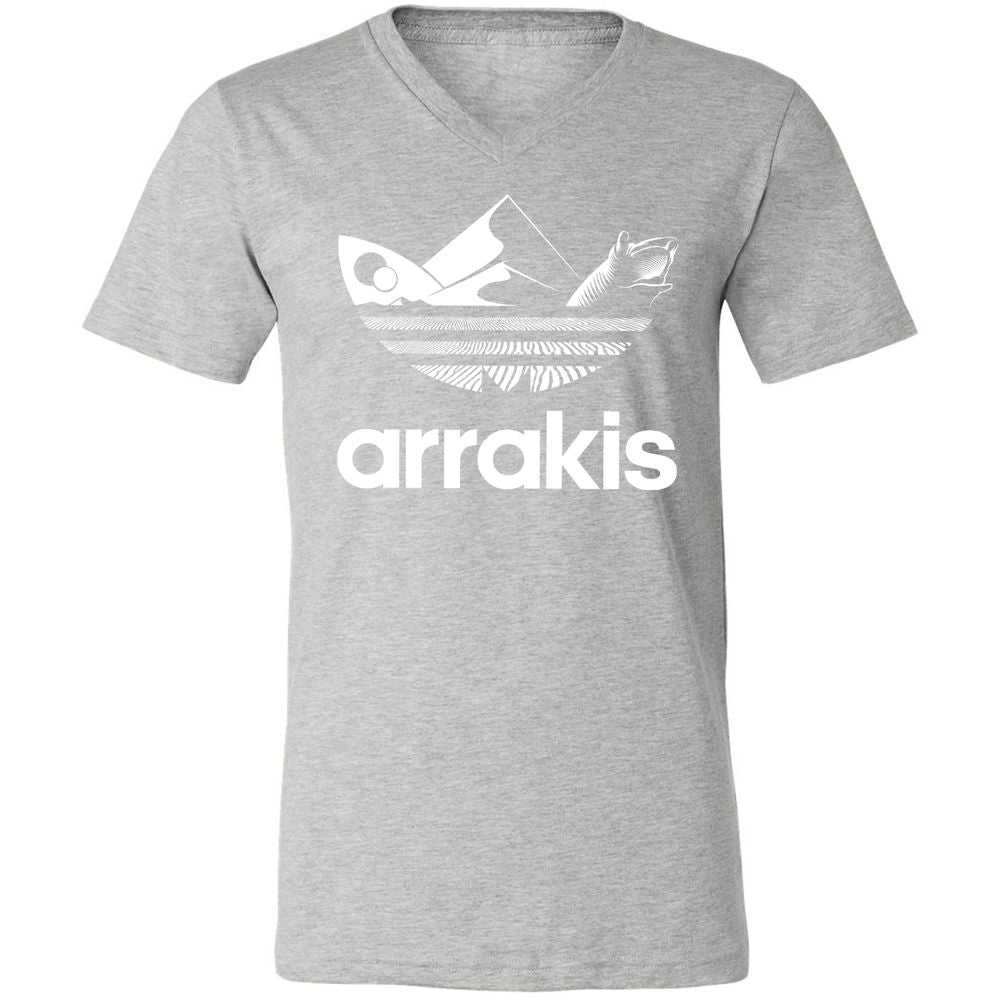 Unisex V-Neck T-Shirt - JJS7WJMZ - Athletic Heather - 7