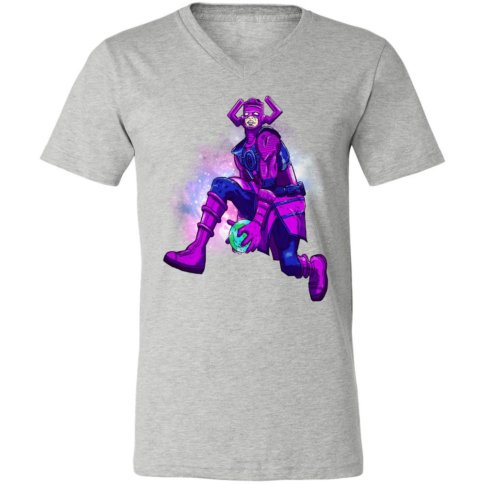 Unisex V-Neck T-Shirt - MH84MPGG - Athletic Heather - 7