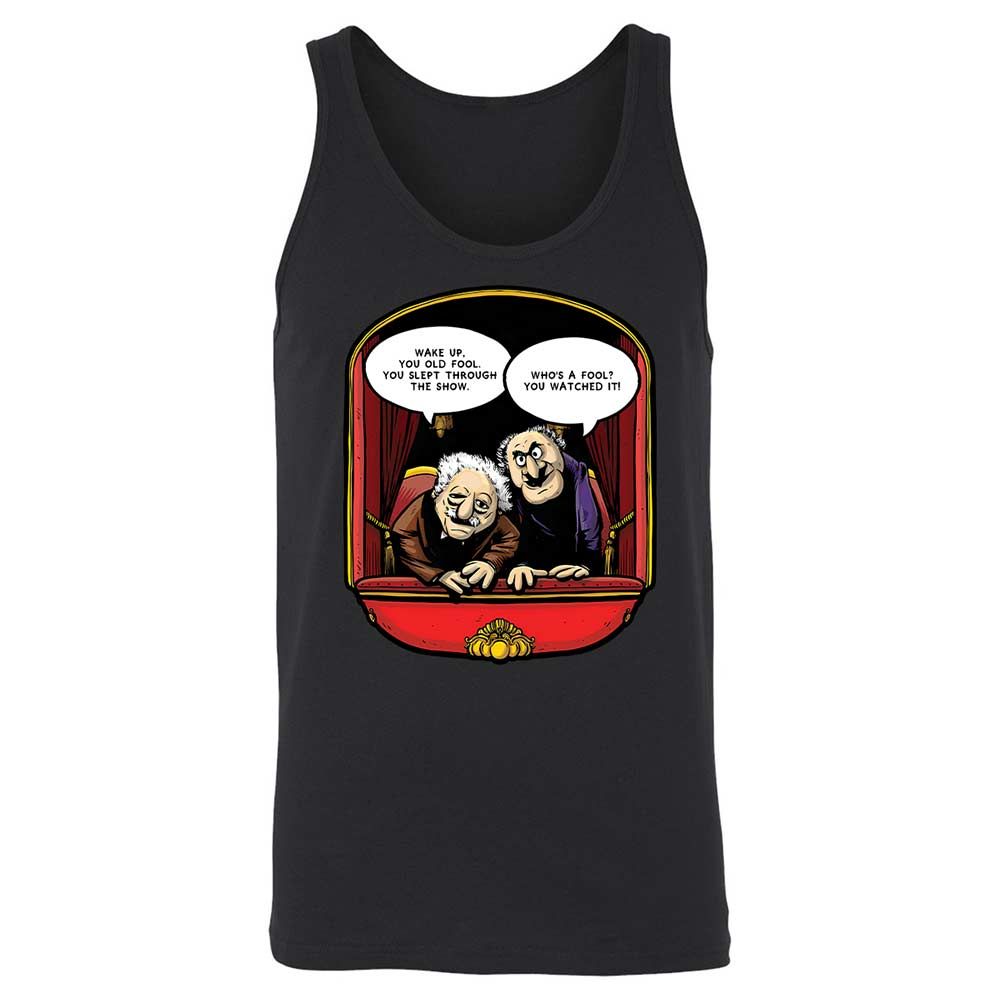 Statler and Waldorf (Wake Up) - Black - 7