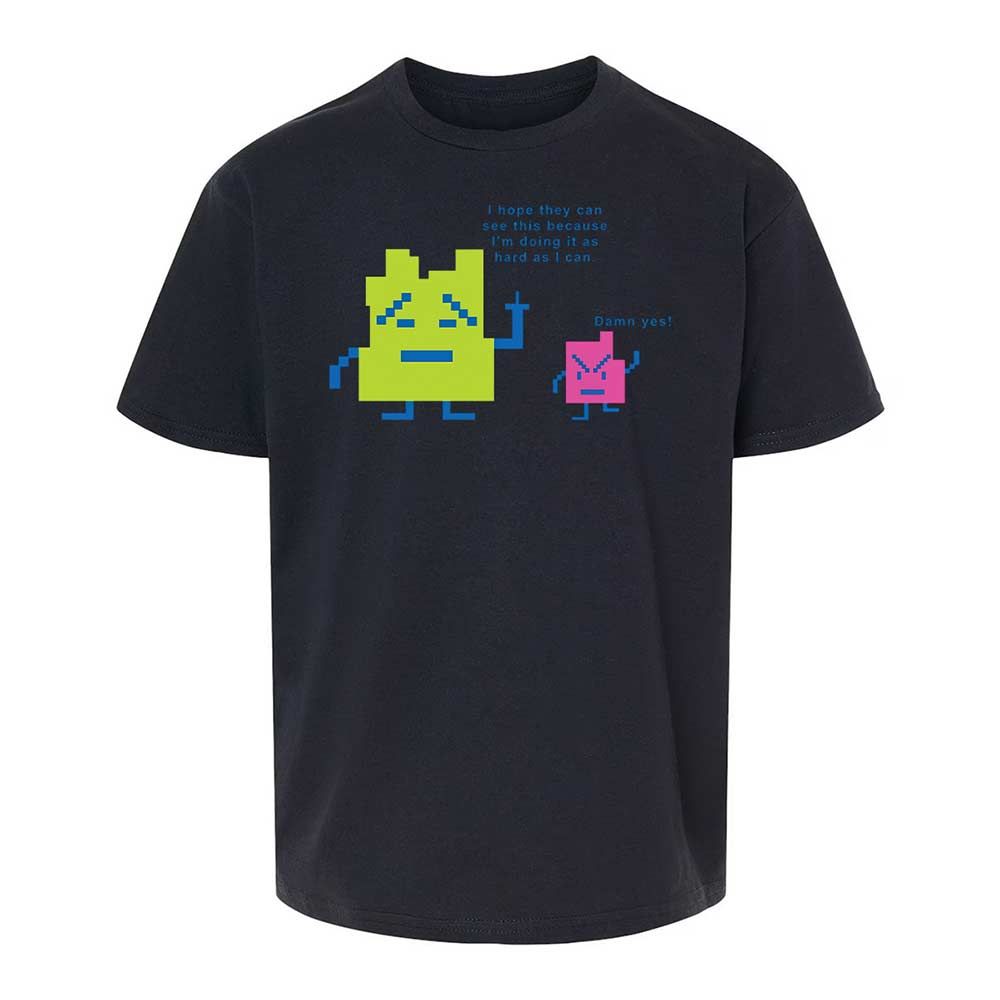 Kids T-Shirt - QM8JEJGX - Black - 7