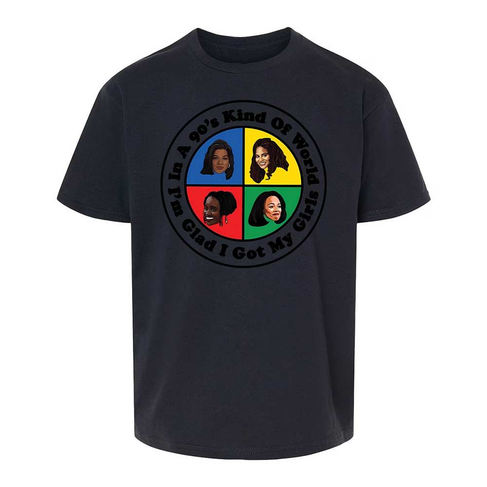 Kids T-Shirt - QB95K4WH - Black - 7