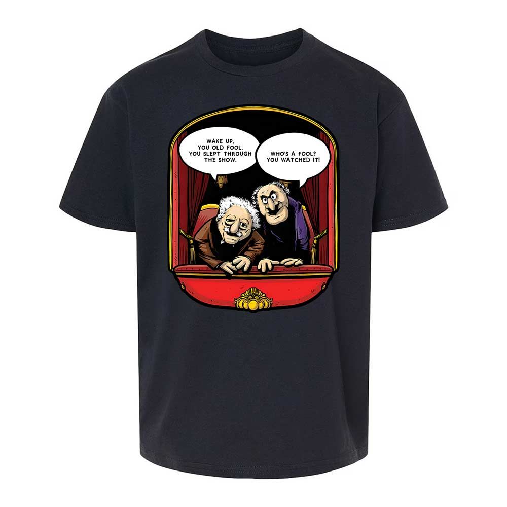 Statler and Waldorf (Wake Up) - Black - 7
