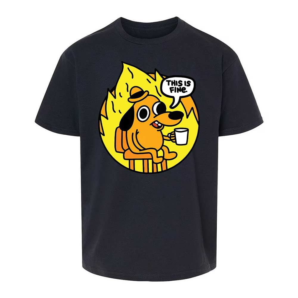 This is Fine - Black - 7
