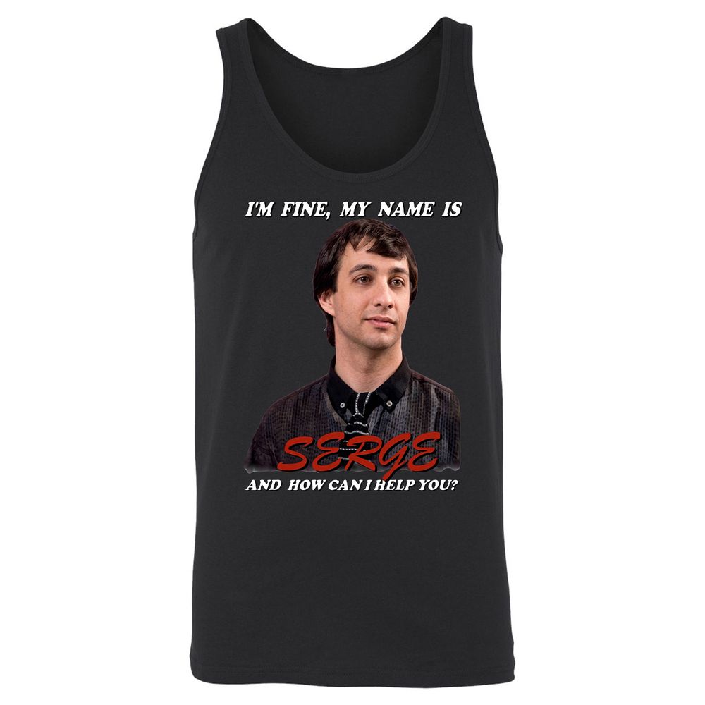 Unisex Jersey Tank - P5E1G5WY - Black - 7