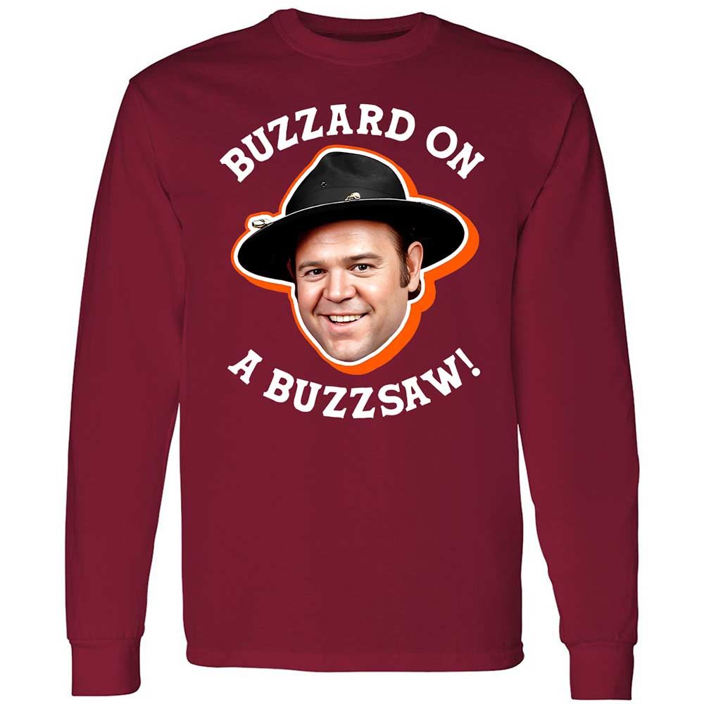 Long Sleeve T-Shirt - AJB55MPA - Cardinal Red - 7