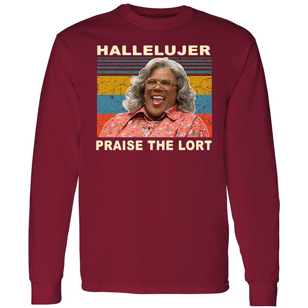 Hallelujer Praise The Lort - Cardinal Red - 7