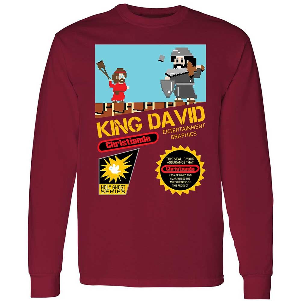 David Vs Goliath Cool Christian - Cardinal Red - 7