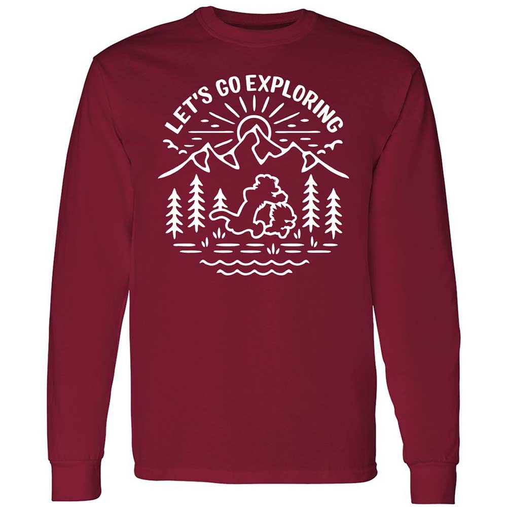 Long Sleeve T-Shirt - GAJEBL5Z - Cardinal Red - 7