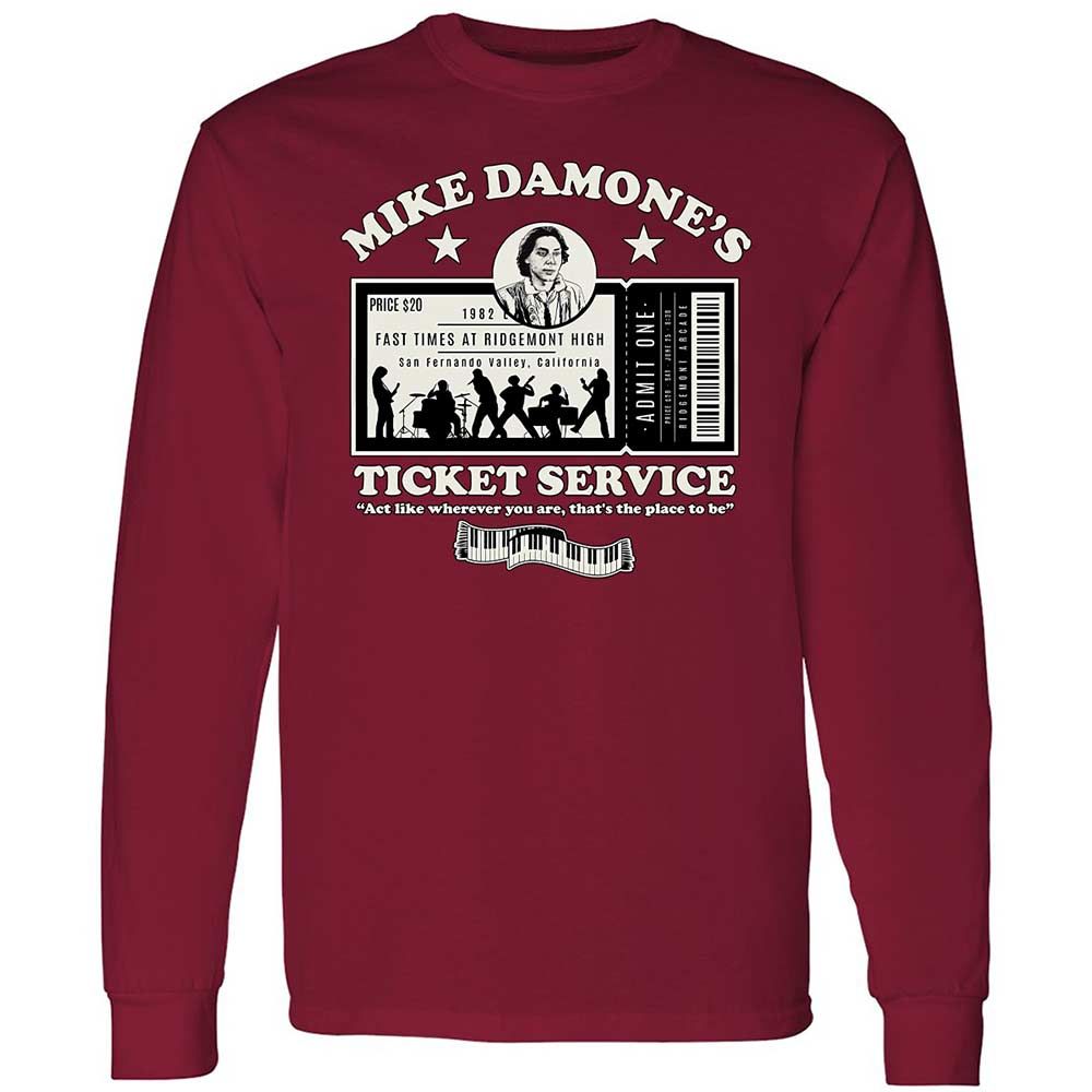 Damone's Ticket Service - Cardinal Red - 7