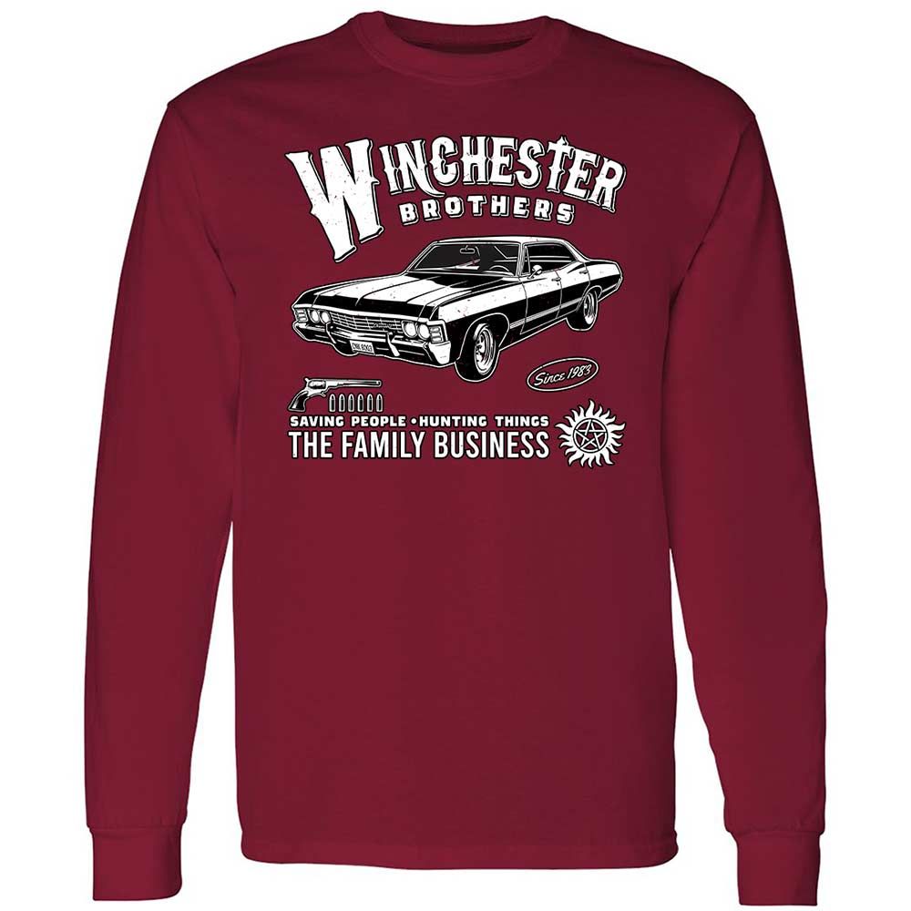 Long Sleeve T-Shirt - MXQFW52J - Cardinal Red - 7