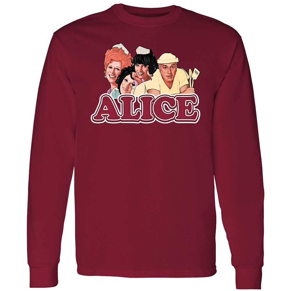 Long Sleeve T-Shirt - 7D5FVNQW - Cardinal Red - 7