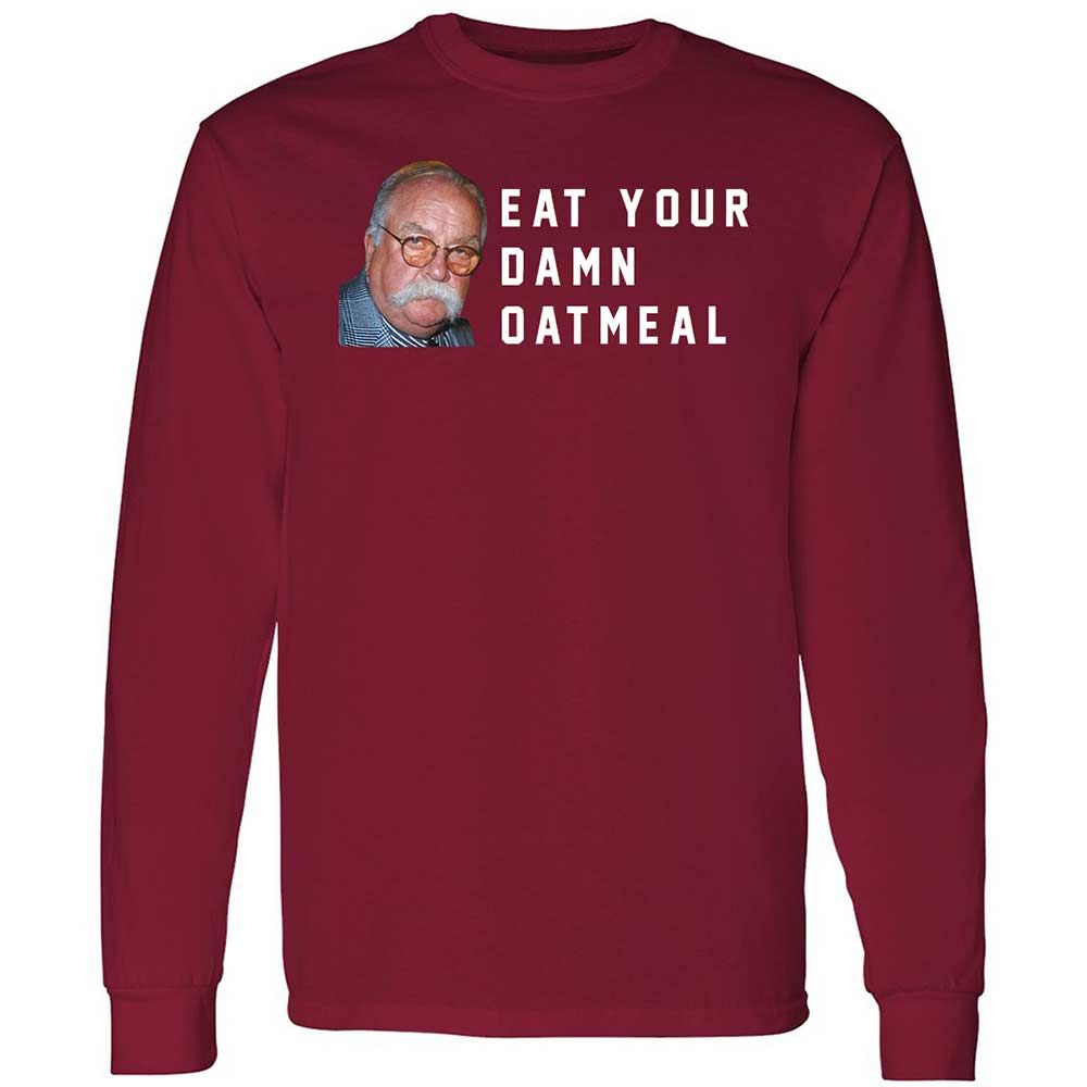 Eat Your Damn Oatmeal - Cardinal Red - 7
