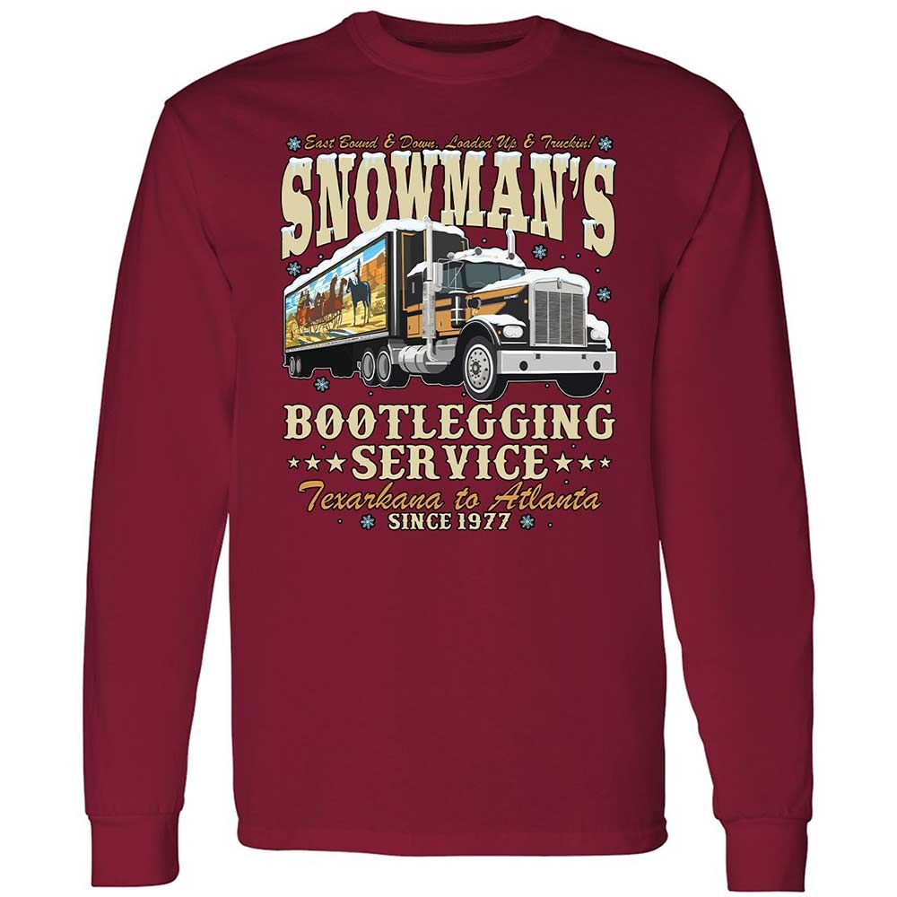 Snowman's Bootlegging Service - Cardinal Red - 7