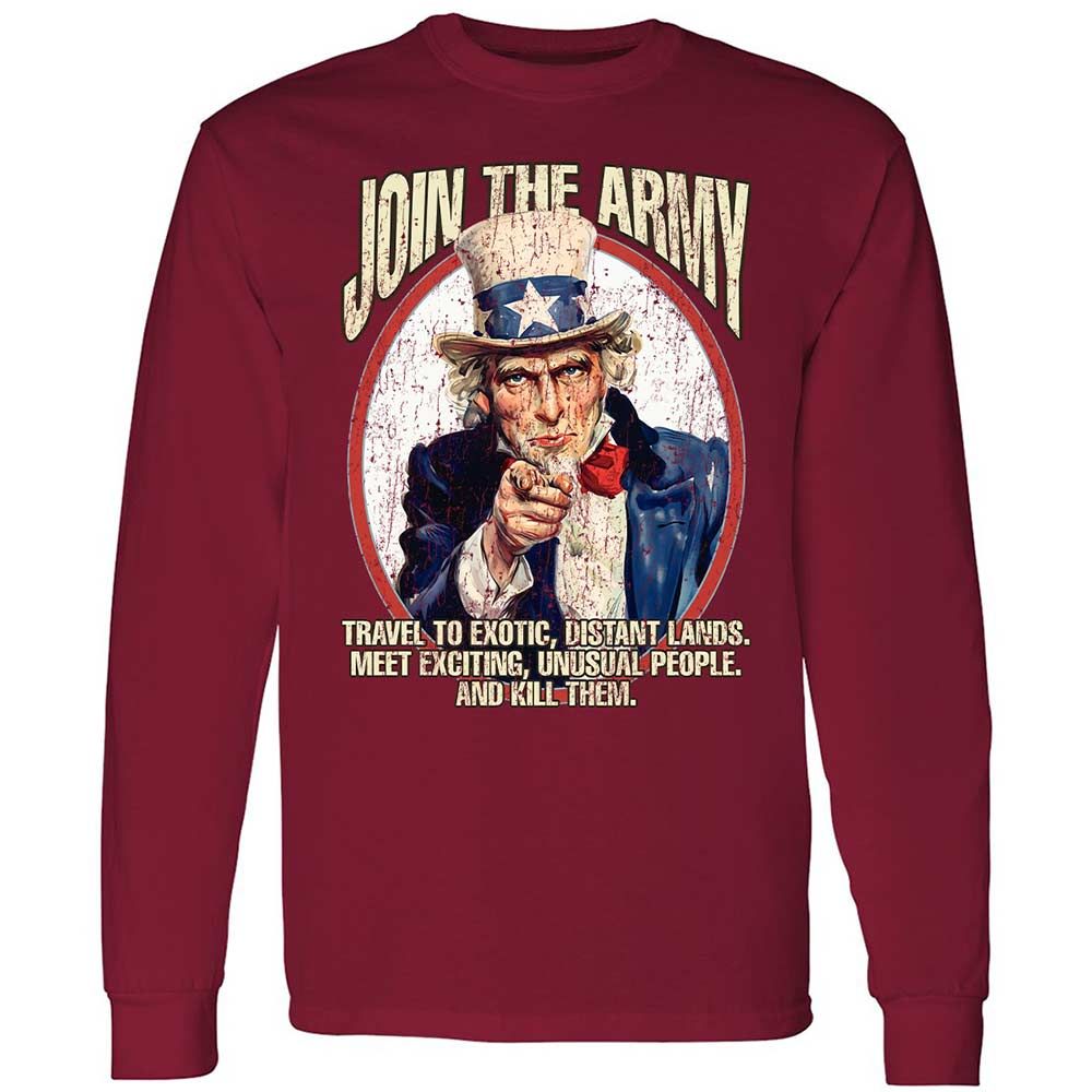 Join The Army - Cardinal Red - 7