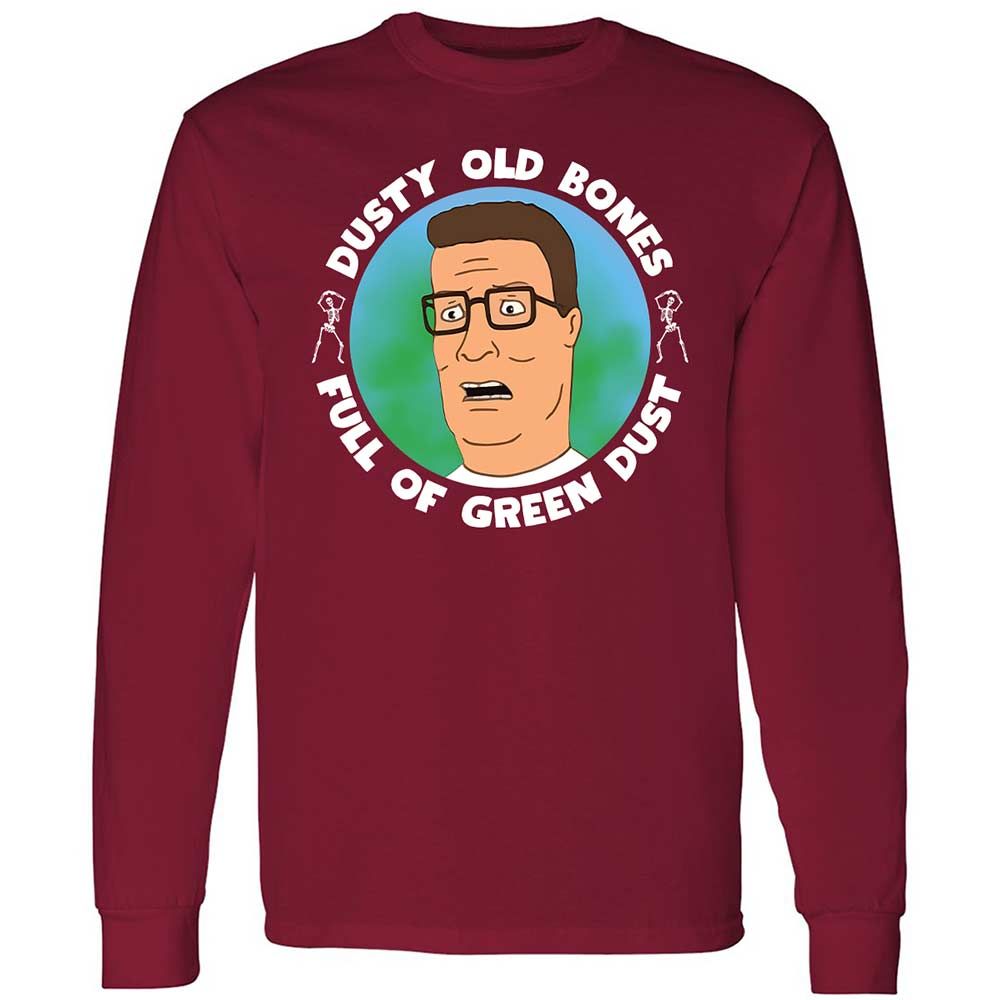 Dusty Old Bones Full of Green - Cardinal Red - 7