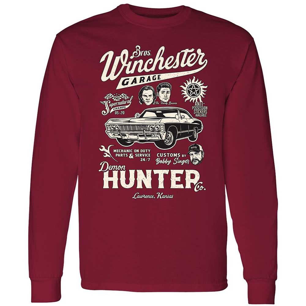 Long Sleeve T-Shirt - KMKAY9SL - Cardinal Red - 7