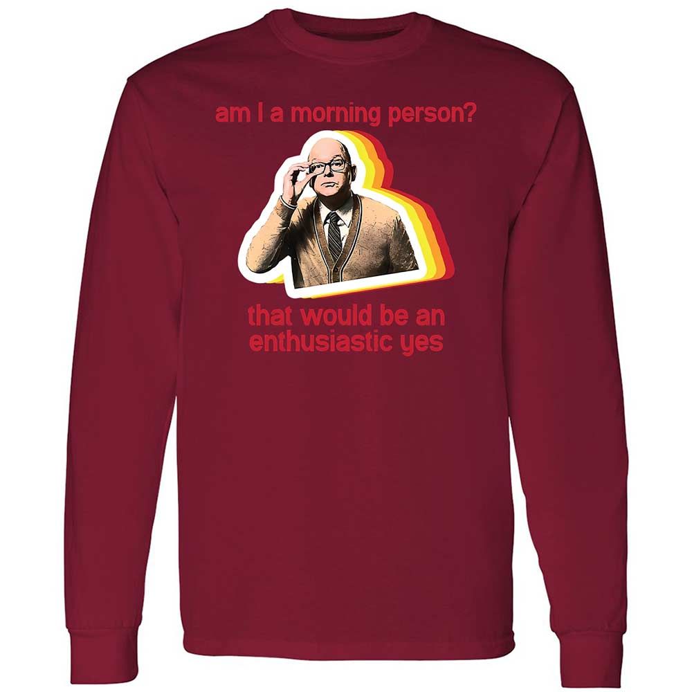 Long Sleeve T-Shirt - 5M8GVJWH - Cardinal Red - 7