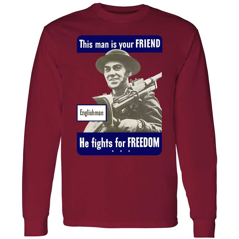 This man is your Friend - Cardinal Red - 7