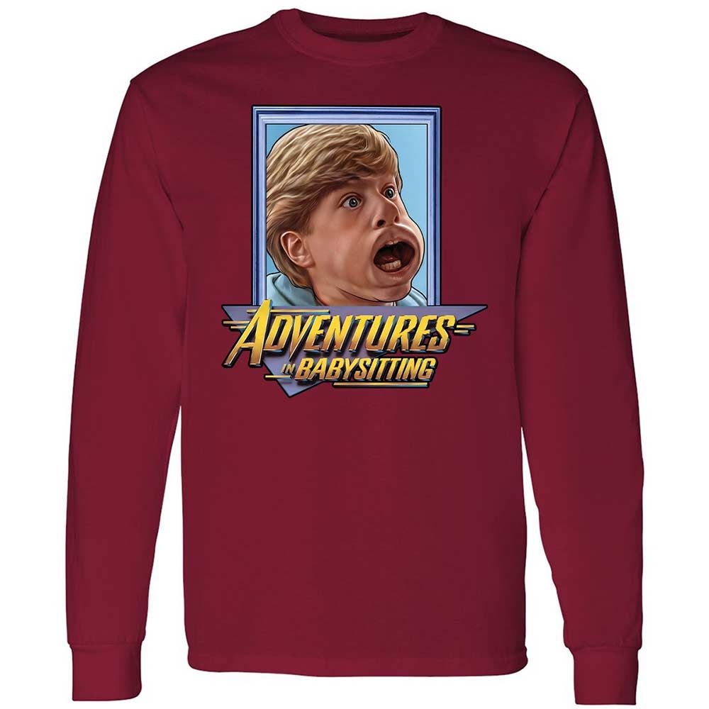 Long Sleeve T-Shirt - SNKEVU59 - Cardinal Red - 7