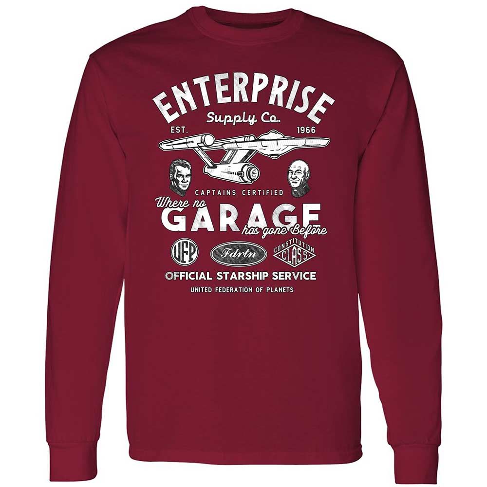 Long Sleeve T-Shirt - C3X9D9WE - Cardinal Red - 7