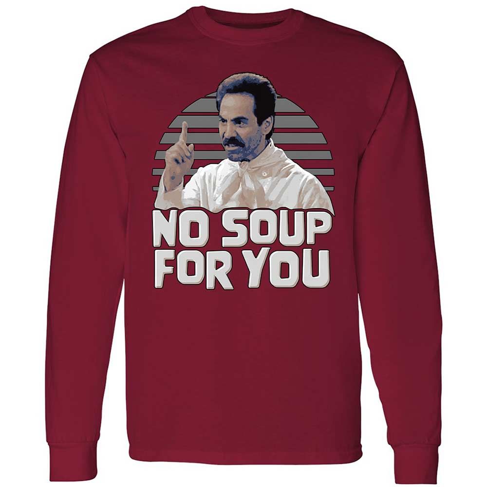 No Soup For You - Cardinal Red - 7
