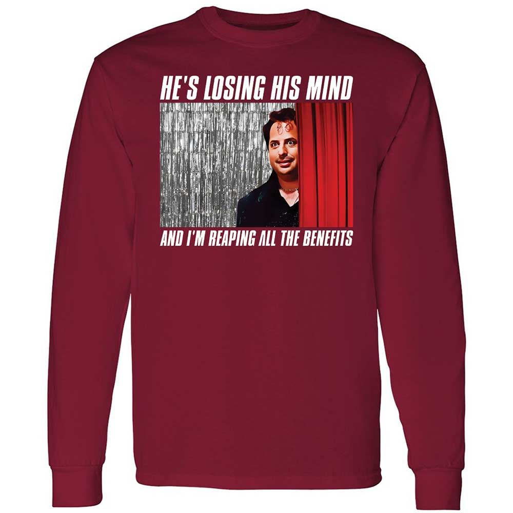 Long Sleeve T-Shirt - QQNU4QQ7 - Cardinal Red - 7