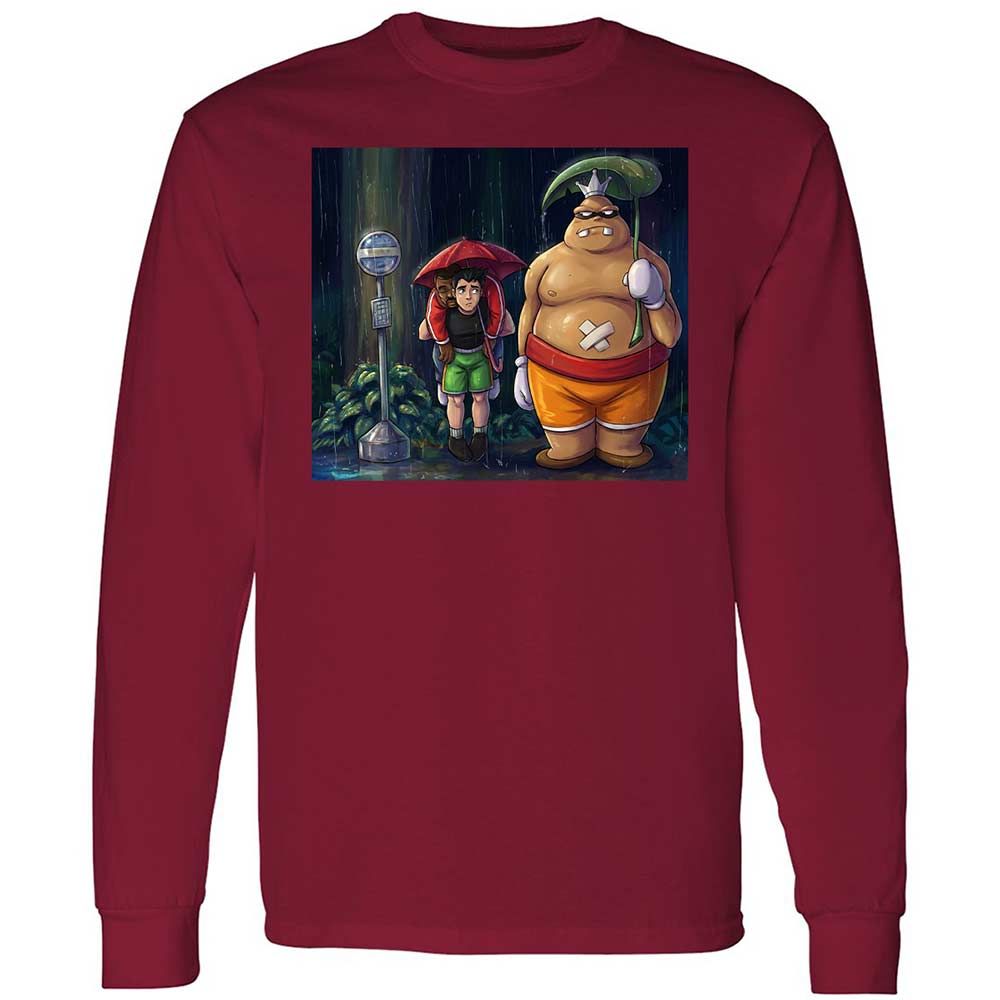 Long Sleeve T-Shirt - XZQPWA6K - Cardinal Red - 7