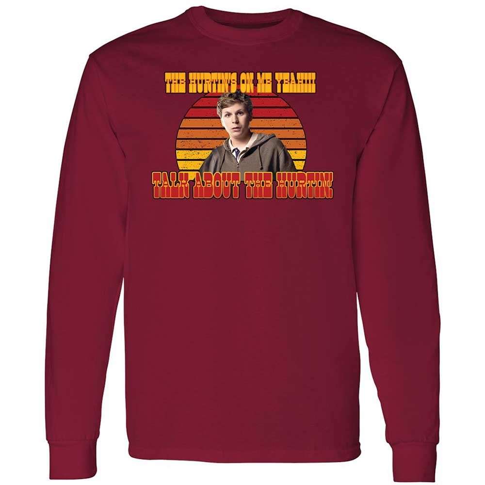 Long Sleeve T-Shirt - JWN83XKJ - Cardinal Red - 7