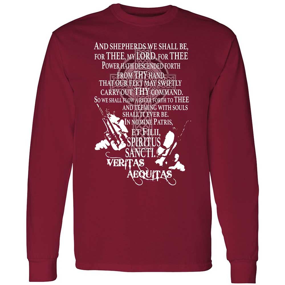 Long Sleeve T-Shirt - DWQAE7JU - Cardinal Red - 7