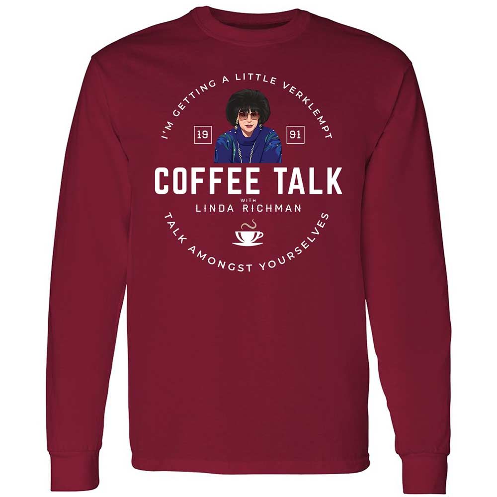 Coffee Talk with Linda Richman - Cardinal Red - 7